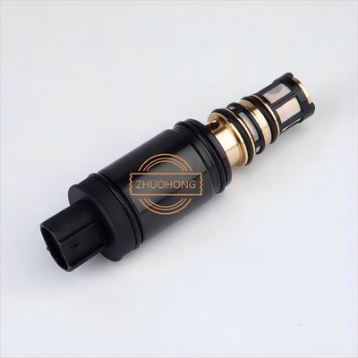 DENSO 5SE09C 5SE12C 6SEU16用のブラックコンプレッサー制御バルブ